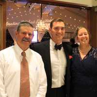 <p>Ellen at the YMCA&#x27;s Opening Gala Celebration in October 2014, with former coach Bob Knoebel, former Water Rat Chris Halstead and former coach Bill Krumm.</p>