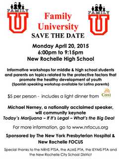 Family University Coming to New Rochelle High School