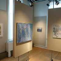 <p>Artwork on display at the Greenwich Art Society&#x27;s 98th annual Juried Exhibition.</p>