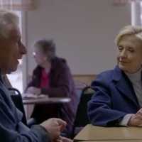 <p>A scene from the two-minute video announcing Hillary Clinton&#x27;s presidential run.</p>