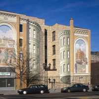 <p>Gateway to the Waterfront is among Richard Haas&#x27; murals.</p>
