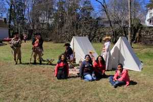 Girl Scouts Visit Thomas Paine Fair In New Rochelle