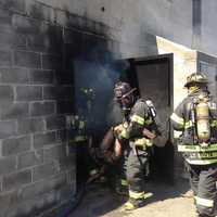 <p>Farifield firefighters &#x27;rescue&#x27; a mannequin during a training exercise Monday at the Joseph Elias Training Fire Training Center.</p>