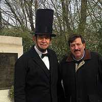 <p>Legislator John Testa with Lincoln at the Annual Lincoln Society Ceremony in February.</p>