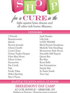 Armonk Camp Is Site Of 'Shop For A Cure' Charity Event 