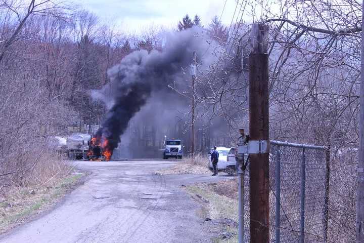 Tractor-Trailer Fire Tops Week's News In Putnam