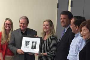 Gehrig, Appel Inducted As Larchmont Luminaries