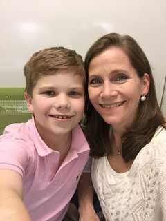 Westport Mom And Son Enjoy Take Your Child To Work Day In Stamford
