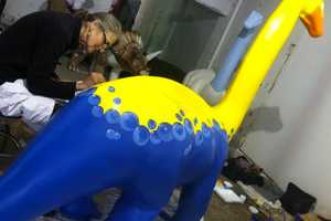 Dinosaur Art Comes To Life In Downtown Stamford This Summer