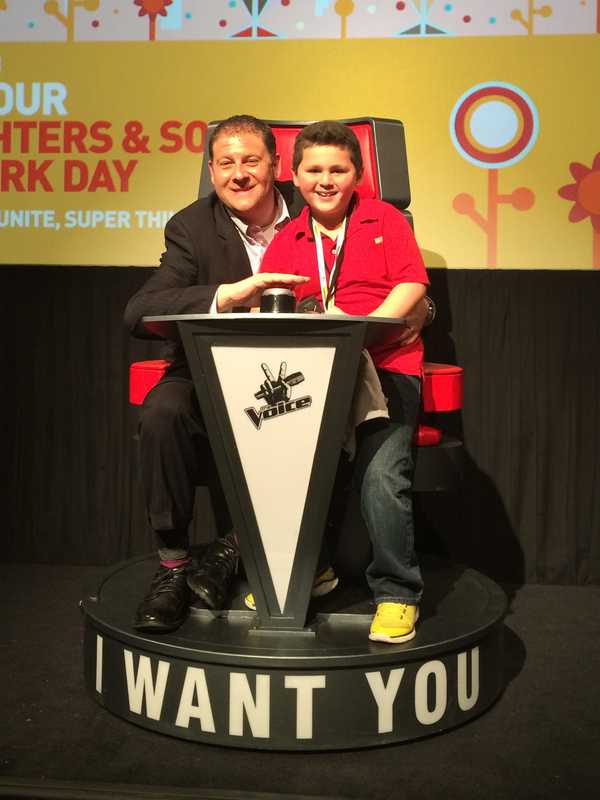 Briarcliff Father And Son Enjoy Take Your Child To Work Day