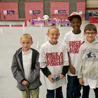 <p>Some of the young volunteers at Friday&#x27;s event. </p>