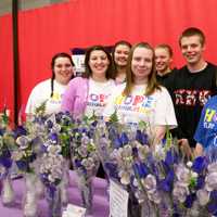 <p>Teams gather to support Relay for Life at Sacred Heart University.</p>