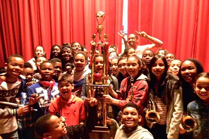 Columbus Elementary School Band Places Second At Battle In The Apple