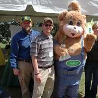 <p>The Almstead team, left, Jon Olsz, arborist; Ryan Duff, arborist; Patti Balliet, office manager; Mike Almstead, vice president, at the recent Earth Day celebrations.</p>