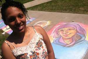 Housatonic Students Hit The Bridgeport Sidewalks For Art Festival 