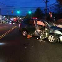 <p>The accident occurred at Black Rock Turnpike near the intersection with Burroughs Road. </p>