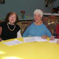 <p>Jean Harrison, 81, center, originally began painting fire hydrants in 1976 to celebrate the countrys bicentennial. </p>