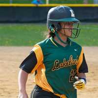 <p>Lakeland&#x27;s Amber Badilla rounds the bases after smacking a grand slam.</p>