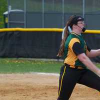 <p>Hornets eighth-grader Claire Fon delivers in Wednesday&#x27;s game. </p>