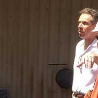 <p>Gov. Andrew Cuomo during his visit to Indian Point on Sunday.</p>