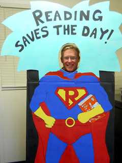 Somers Library Portrays Local Leaders As Reading Superheroes 