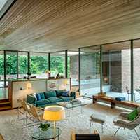 <p>The Dana House, an iconic mid-century modern home, was built by Ulrich Franzen in 1964 and is more than 5,500 square feet.</p>