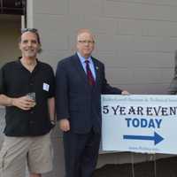 <p>Mayor Mark Boughton and Councilmen Thomas J. Saadi, Andrew R. Wetmore and Paul Rotello join the lineup.</p>