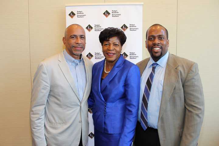 Pedro Noguera, Bettye Perkins and José Luis Vilson at the Diversity in Education Leadership Forum.