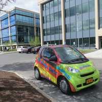 <p>The newest WESTMED building is to the left. One of three renovated structures at 3020 Westchester Ave., dating back to the 1960s is on the right as a delivery truck from Rye Ridge Deli pulled up on Wednesday.</p>