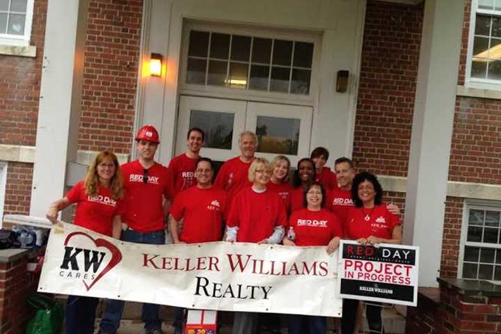 Keller Williams Holds Clothing Drive, Cleanup For Day Of Red In Ridgefield