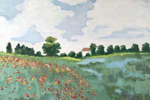 Senior Moments Continues At Darien Library With Painting Party