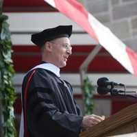 <p>The Rev. James Martin speaks at Fairfield University&#x27;s commencement ceremony Sunday.</p>