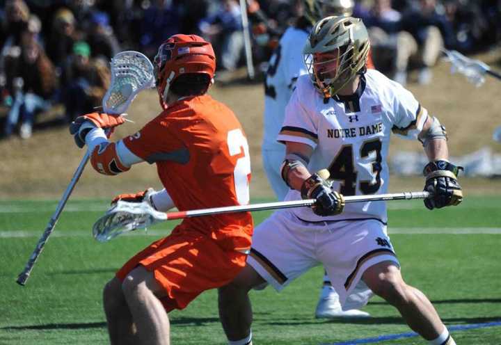 Matt Landis, a junior from Pelham, helped Notre Dame reached the NCAA men&#x27;s lacrosse Final Four for the second straight year.