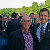 <p>Tom Calla, and Caramoor CEO Jeff Haydon. </p>