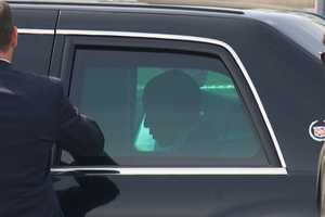 Obama Departs From Westchester After Attending Stamford Event