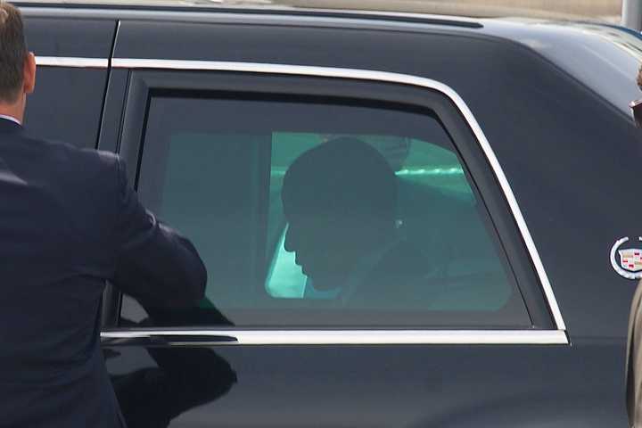 Obama Departs From Westchester After Attending Stamford Event
