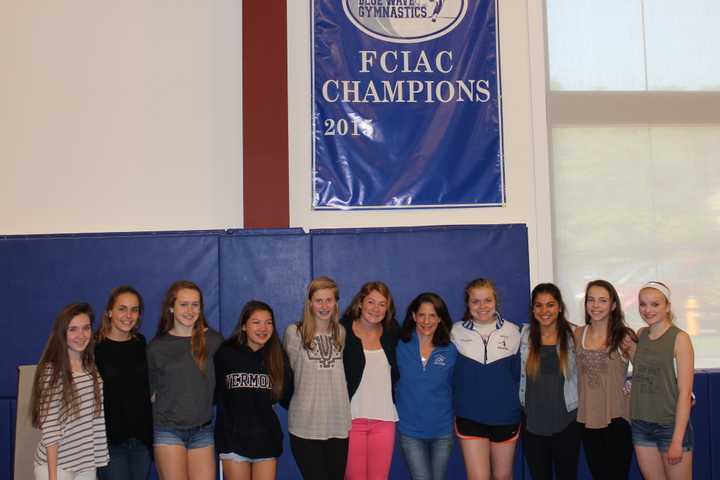 Darien High School Gymnasts Win FCIAC Championship