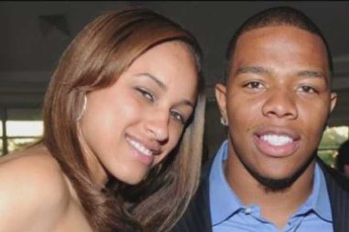 New Rochelle&#x27;s Ray Rice and his wife, Janay.