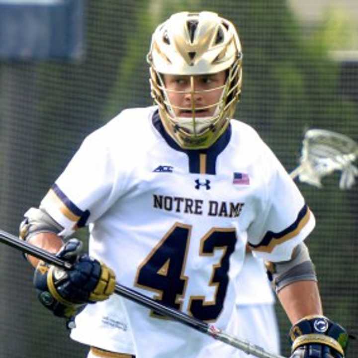 Pelham native Matt Landis will try to help Notre Dame win the NCAA men&#x27;s lacrosse championship this weekend.