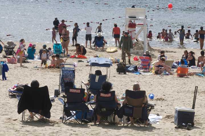 Sunny skies and temperatures in the 80s will make beaches a popular place throughout the weekend. 