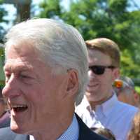 <p>Bill Clinton just prior to New Castle&#x27;s Memorial Day parade in Chappaqua.</p>