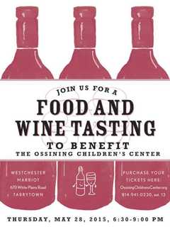 Food And Wine Tasting To Benefit Ossining Children's Center