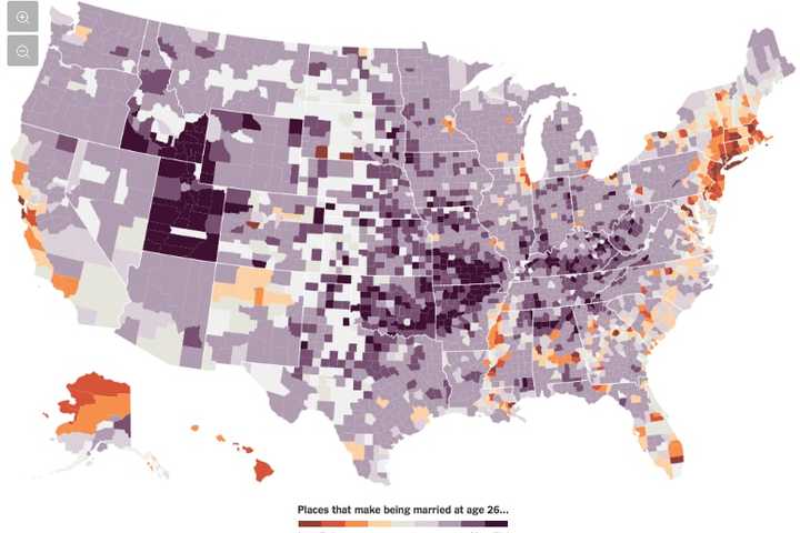 Fairfield Residents Less Likely To Be Married Early, Study Finds