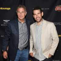 <p>Left to right: Keith Fleischman and Entourage creator and GIFF Board Member Doug Ellin attend the Greenwich Film Festival special screening.</p>