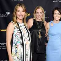 <p>Left to right: Carina Crain, Ginger Stickel, Wendy Stapleton Reyes and Colleen deVeer at the GIFF screening of Entourage.</p>