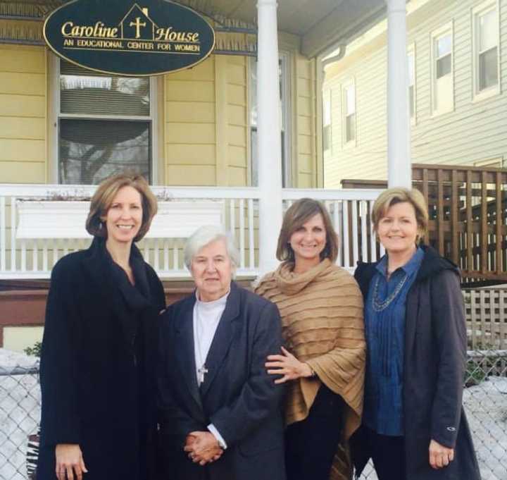 From left to right: Beth Kisielius, Sister Peg Regan, Tracy Yost and Diane Johnson.