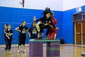 Port Chester Middle School Students Run For Open Door