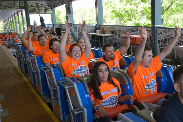 Danbury's WestConn Students Help Launch 'Wicked Cyclone' At Six Flags