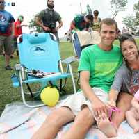 <p>Young and old: Music fans of all ages enjoy the Gathering of the Vibes concert festival in Bridgeport. </p>