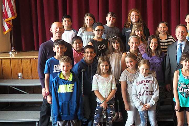 County Executive Rob Astorino Speaks With Students At Preston School